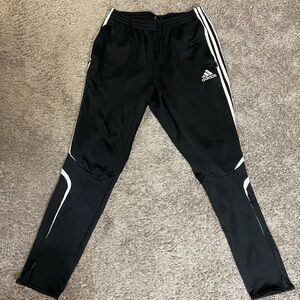 Adidas Clima 365 Classic Logo Black Soccer Track Pants - Size Large